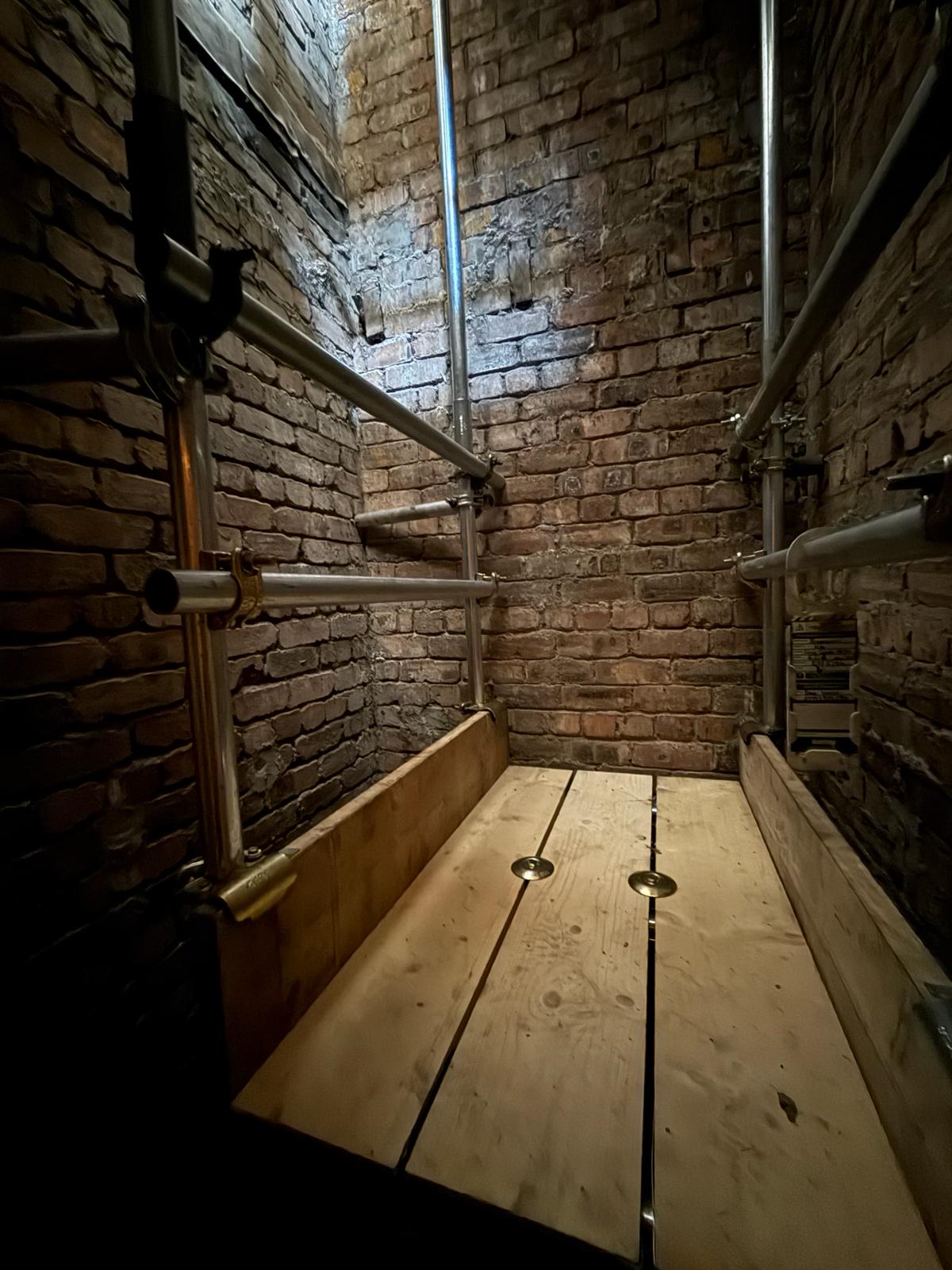 Elevator Access Scaffolding